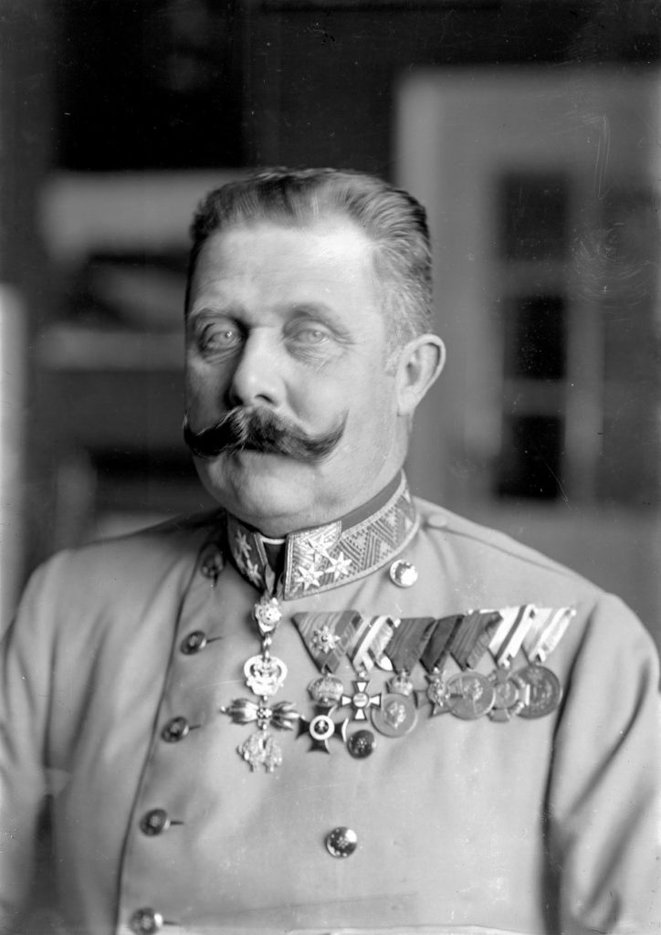 Brustbild Franz Ferdinand, Erzherzog von Österreich-Este (1863–1914) in Uniform.