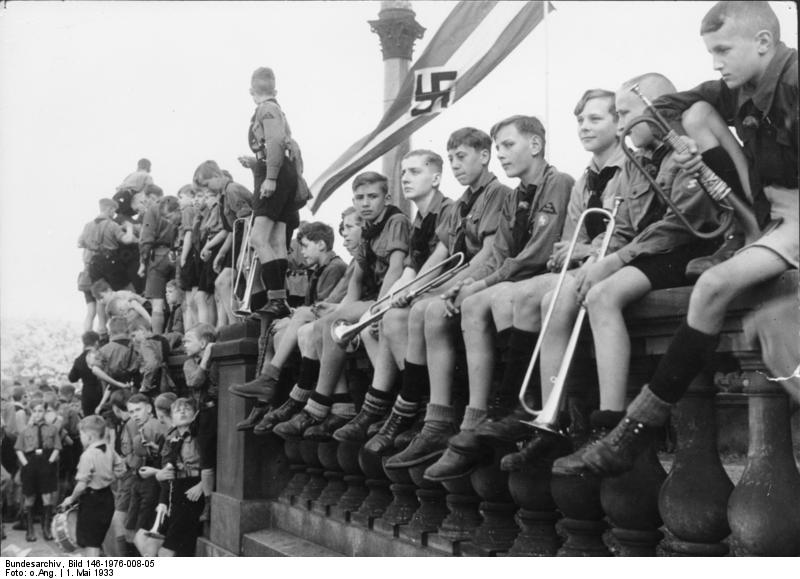 ヒトラーユーゲントの隊員（1933年5月）