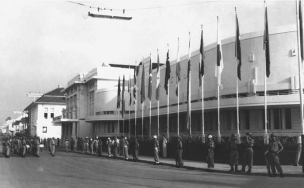 バンドン会議の議場（1955年当時）