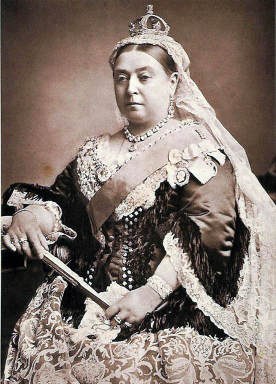Portrait of Queen Victoria of England, Empress Victoria of India