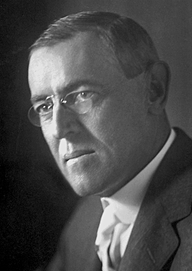 Woodrow Wilson, portrait used on the Nobelprize website.