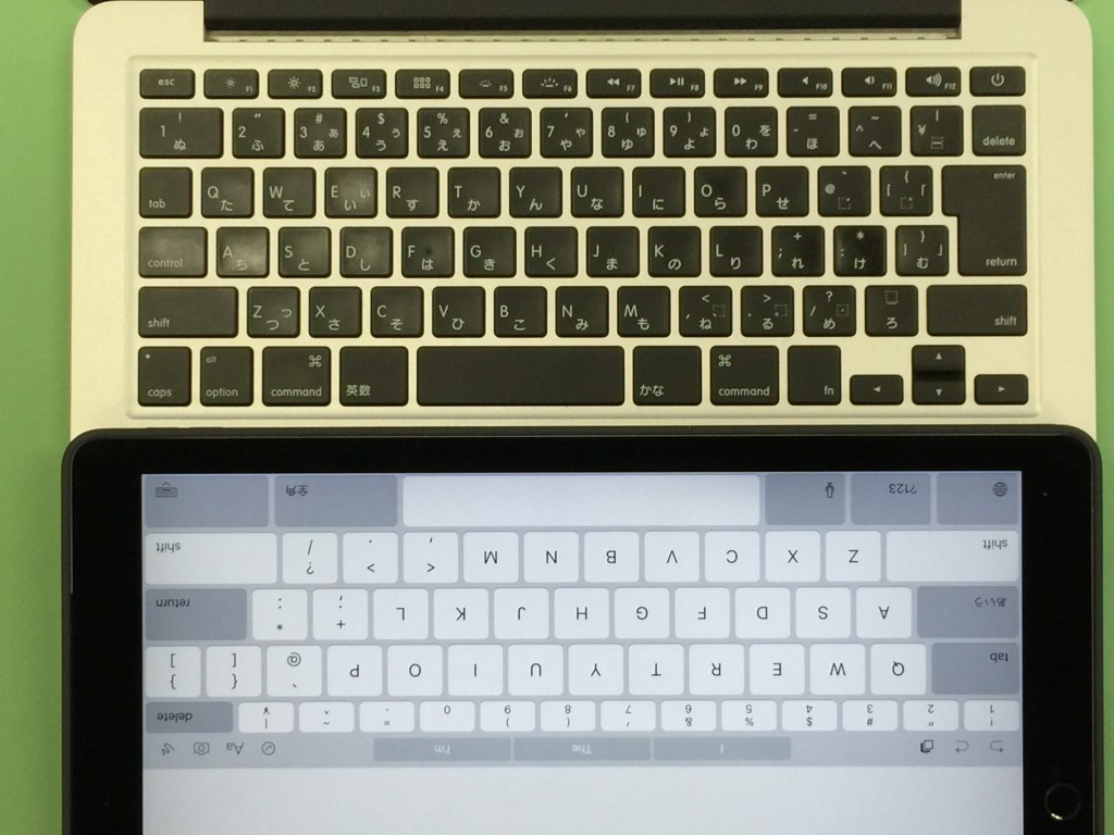 MacBook Pro13インチと比較