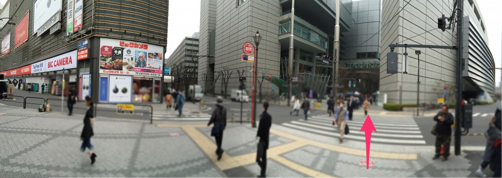 東京国際フォーラム入口が目の前です。