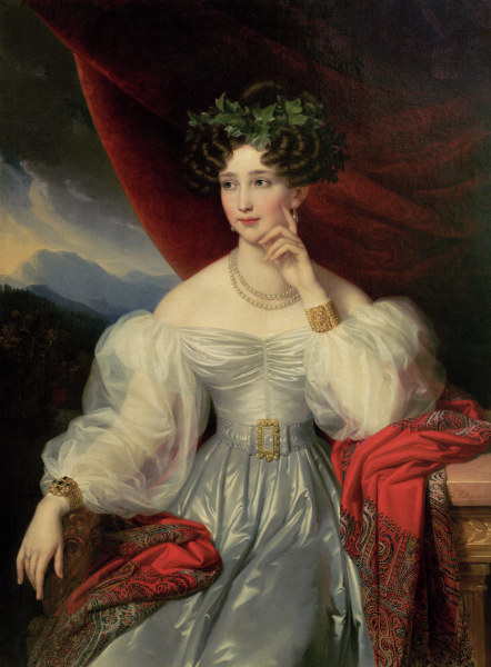 ゾフィー大公妃 ヨーゼフ・カール・シュティーラー画、1830年 出典：Wikipedia